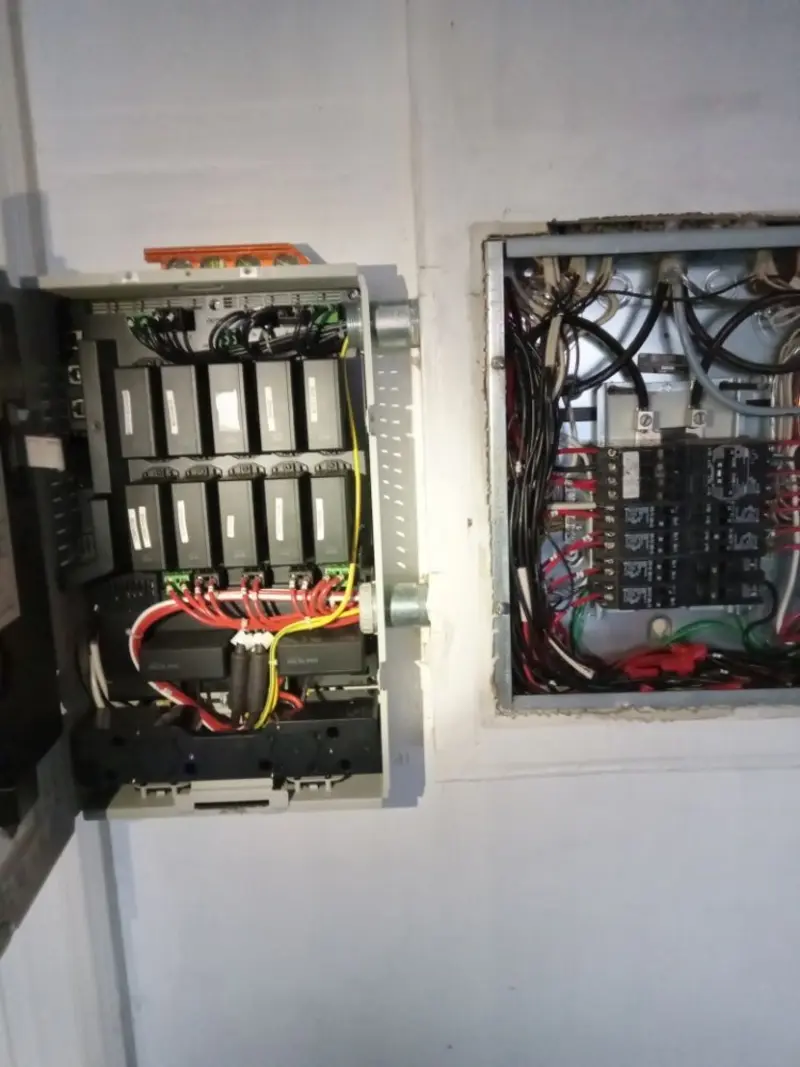 Electrical panel upgrade completed for Security Camera Wiring in Leisure City